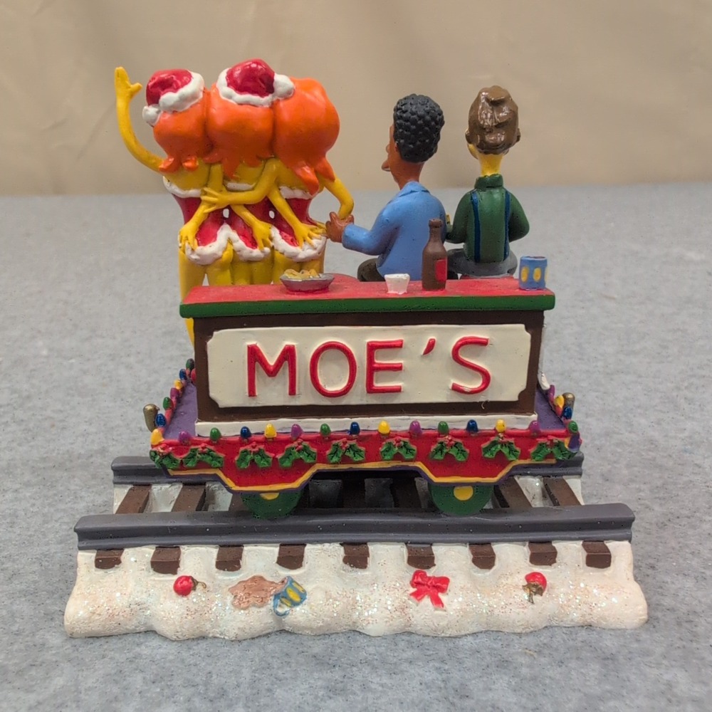 The Simpsons Christmas Express Duffin Thru A Winter Wonderland Moe's Tavern - Picture 3 of 5